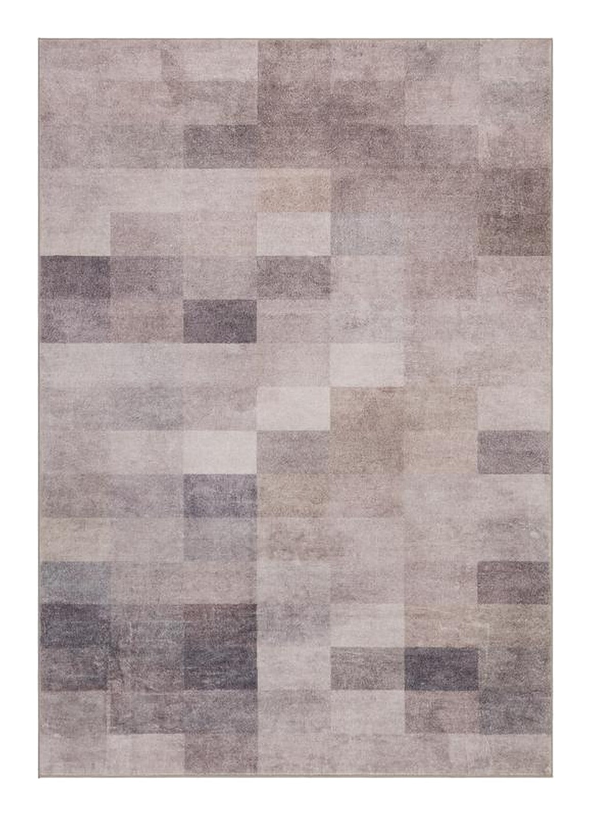 Tapis Albi, coloris gris, vue de dessus