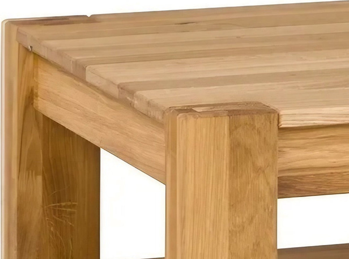 Table basse Armand, un angle de près